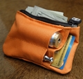 Nylon Mission Wallet - Orange