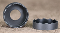 Chippy Beauty Ring Black Delrin