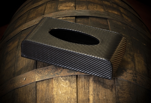 The Custom Edge Carbon Fiber Hand Towel Tissue Box