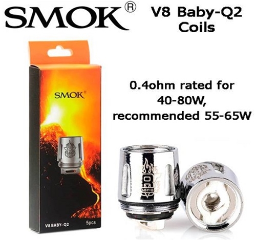 Smok V8 Baby-Q2 (0.4ohm) Coils 