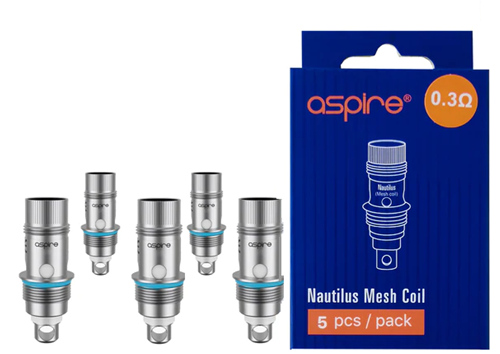 Aspire Nautilus Mesh Coils 0.3 ohms 5 pack