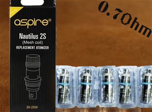 Aspire Nautilus 2S  Mesh Coil 0.7 ohm 5pk