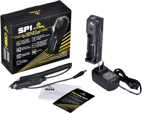 Xtar SP1 Single Slot LI-ION Battery Charger