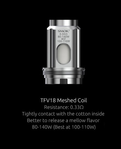 Smok TVF18 Mesh Coil 0.33 Ω 3pcs