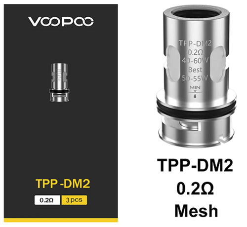 Voopoo TPP-DM2 Coil 0.2OHM 3 pcs