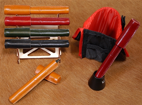 The Marla Leather Rollerball Pen Set