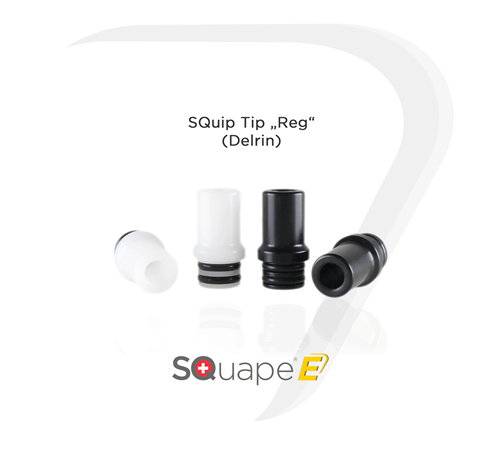 SQuip Tip E &quot;Reg&quot; Delrin White