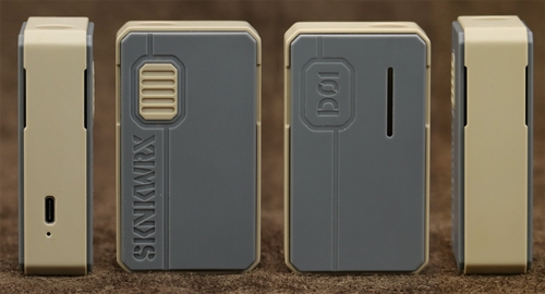 SKNKWORKX D-01 AlO Box Mod Peek Grey - Pre Owned