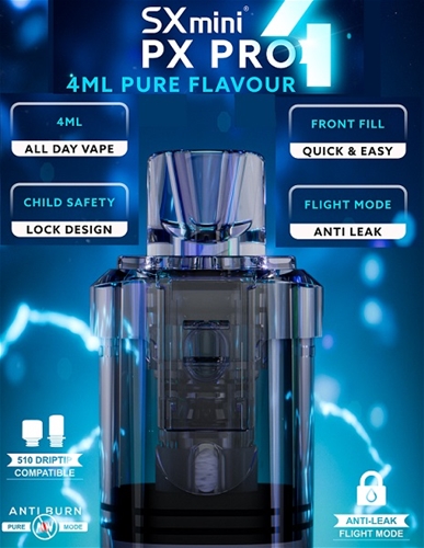 *New* SX Mini Puremax PX Pro 4 Replacement Pods.