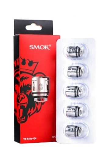V8 Baby-Q4 Quadruple Coil 0.4Ω 5pcs