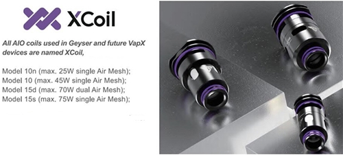 Geyser Xcoil 0.23Ω Model 15S 3pcs