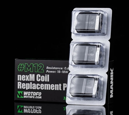 NexM Coil Replacement Pod #M12 0.6Ω 3 Pcs